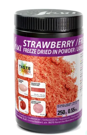 Powdered strawberries/Þurrkuð jarðarber duft 250g mynd 1