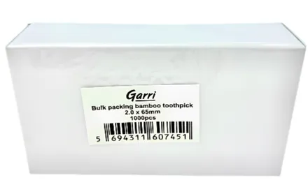 Tannstönglar bambus 1000stk mynd 1