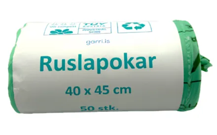 Biopokar 40x45cm 15ltr 15my 50stk mynd 1
