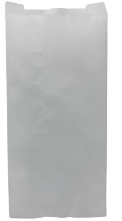 Bréfpokar hvítir bakarí 15x6x31cm 1000stk mynd 1