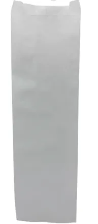 Bréfpokar hvítir langloku 10.5x4.5x35cm 1000stk mynd 1