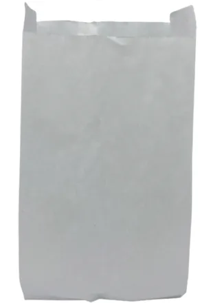 Bréfpokar hvítir 10x5x19cm 1/2kg 1000stk mynd 1