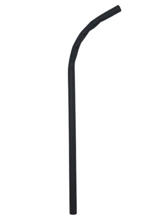 Papparör beygju svört 6x210mm 300stk mynd 1