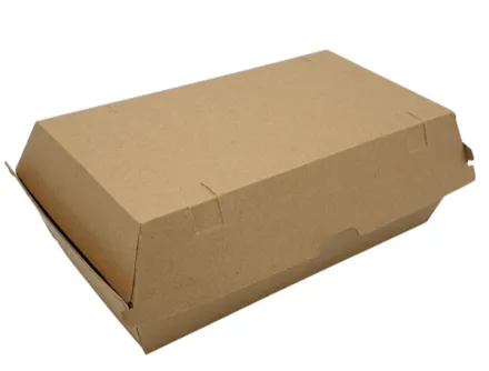 Pappabox "Clamshell" með háu loki 205x107x85mm 200stk mynd 1