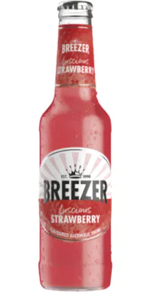 Breezer Strawberry 4% 24x275ml mynd 1