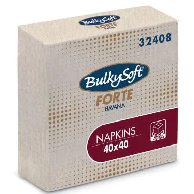 Servíettur 2ja laga 40cm natural 100stk mynd 1