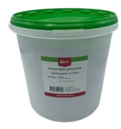 Svartur pipar extra grófmalaður 4,5kg mynd 1