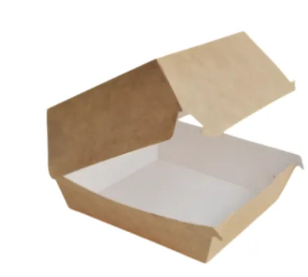 Hamborgarabox 10x10x8cm 120stk mynd 1