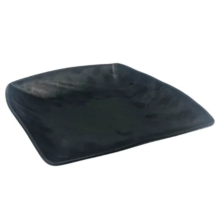 Svartur diskur Zen Melamin 23x23cm 6stk mynd 4