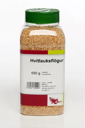 Hvítlaukur flögur 650g mynd 1