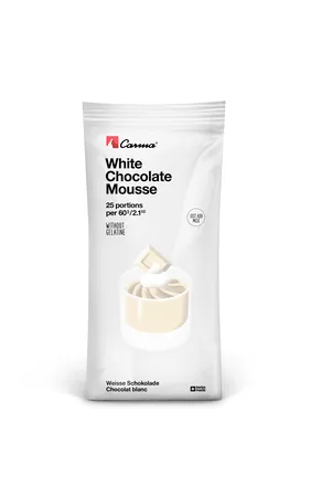 Súkkulaðimús hvít Carma 500g mynd 1