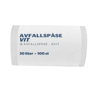 Plastpokar HD 51x57 30ltr 8my 100stk mynd 1