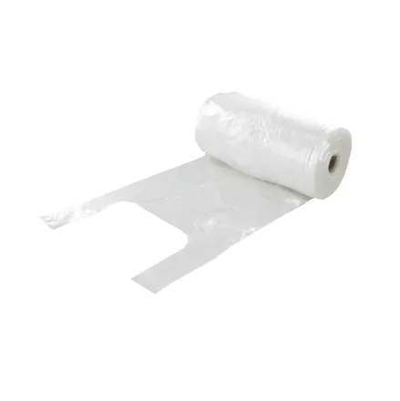 Plastpokar hnútapokar/glærir búðarpokar 12my 200stk mynd 1