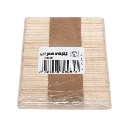 Íspinnar fyrir silikonform 7,5cm 50stk mynd 1
