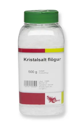 Kristalssalt flögur 500g mynd 1