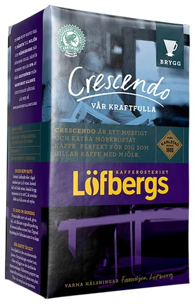 Kaffi malað Crescendo Löfbergs 450g mynd 1