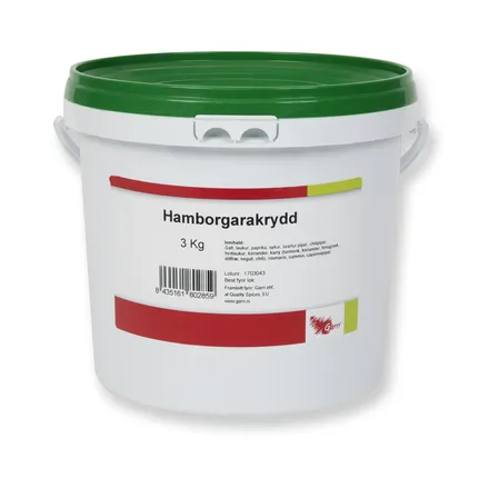 Hamborgarakrydd 3kg mynd 1