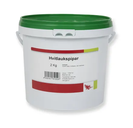Hvítlaukspipar 2kg mynd 1