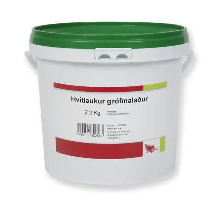 Hvítlaukur grófmalaður 2,2kg mynd 1