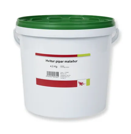 Hvítur pipar malaður 4,5kg mynd 1