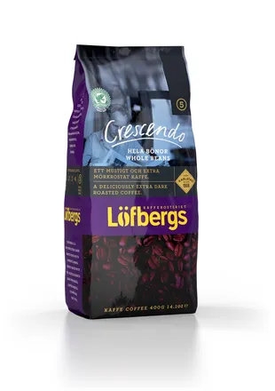 Kaffibaunir Crescendo Löfbergs 400g mynd 1