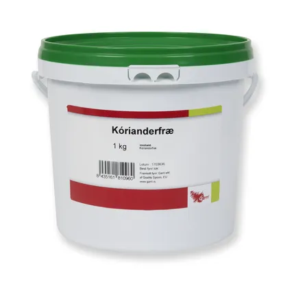 Kóríander fræ/heilt 1kg mynd 1