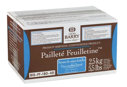 Litlar kex flögur/Feuilletine/Fine crumbed biscuit 2,5kg mynd 1