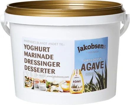 Ljóst Agave síróp Jakobsens 2,5kg mynd 1