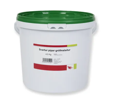 Svartur pipar grófmalaður 4,5kg mynd 1