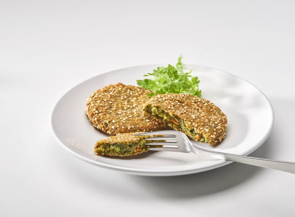 Quinoa & grænkálsbuff Vegan 75g 16stk 1,2kg