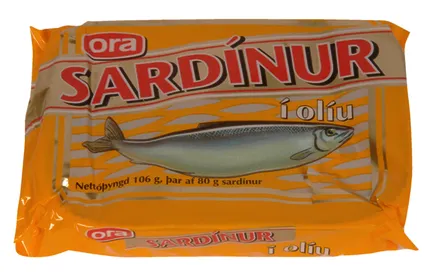 Sardínur í olíu Ora 106g mynd 1