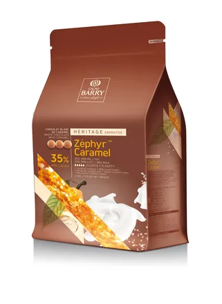 Súkkulaði hvítt/saltkaramellu Zephyr 35% 2,5kg mynd 1