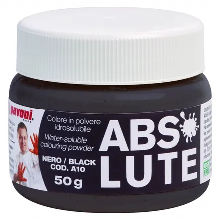 Matarlitur svartur duft vatnsuppleysanlegur 50g mynd 1