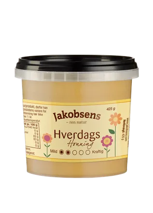 Hunang Jakobsens Hversdags 425g mynd 1