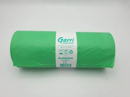 Biopokar 75x120cm 120ltr 40my 25stk mynd 1