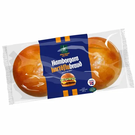 Hamborgarabrauð - kartöflu 10,5cm 32stk mynd 1