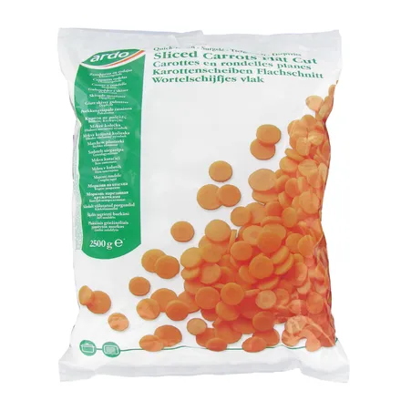 Gulrætur sneiðar 2,5kg mynd 1