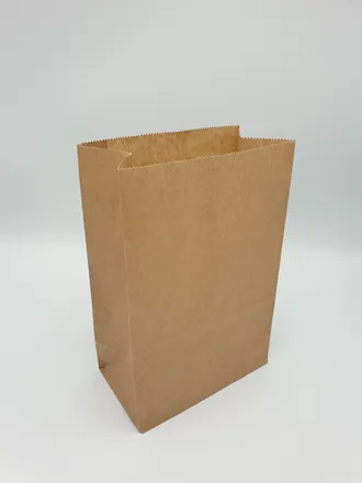 Bréfpokar m/botni brúnn no.4 15,5x8,5x23cm 500stk mynd 1