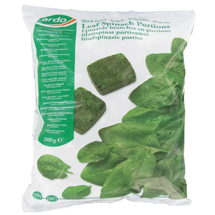 Spínatblöð 50g skammtar 2,5kg mynd 1