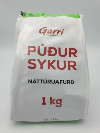 Púðursykur Garri 1kg mynd 1