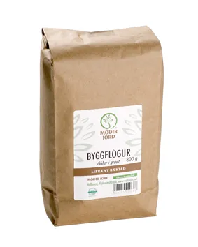 Byggflögur Móðir Jörð lífrænt 800g mynd 1