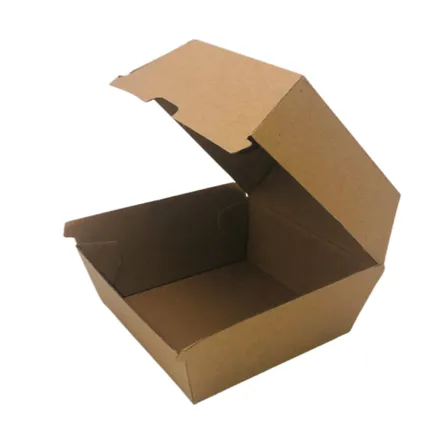 Hamborgarabox "Clamshell" 10x10x8cm 250stk mynd 1
