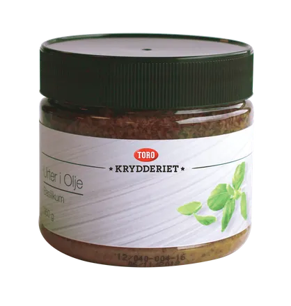 Toro basil í olíu 350g mynd 1