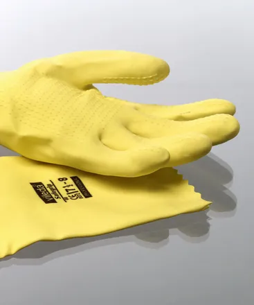 Uppþvottahanskar gulir Supergrip L 1stk mynd 1