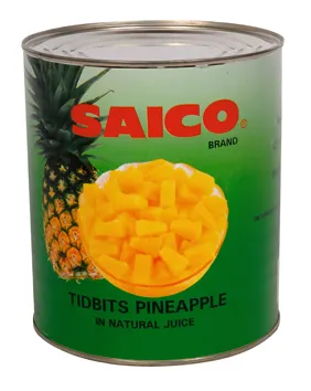 Ananasbitar SAICO 567g mynd 1