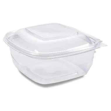Salatbox glært ferk. m/öryggisloki 750ml 179x174x50mm 75stk mynd 1