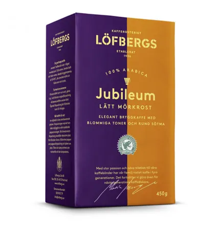 Kaffi malað Jubileum Löfbergs 450g mynd 1